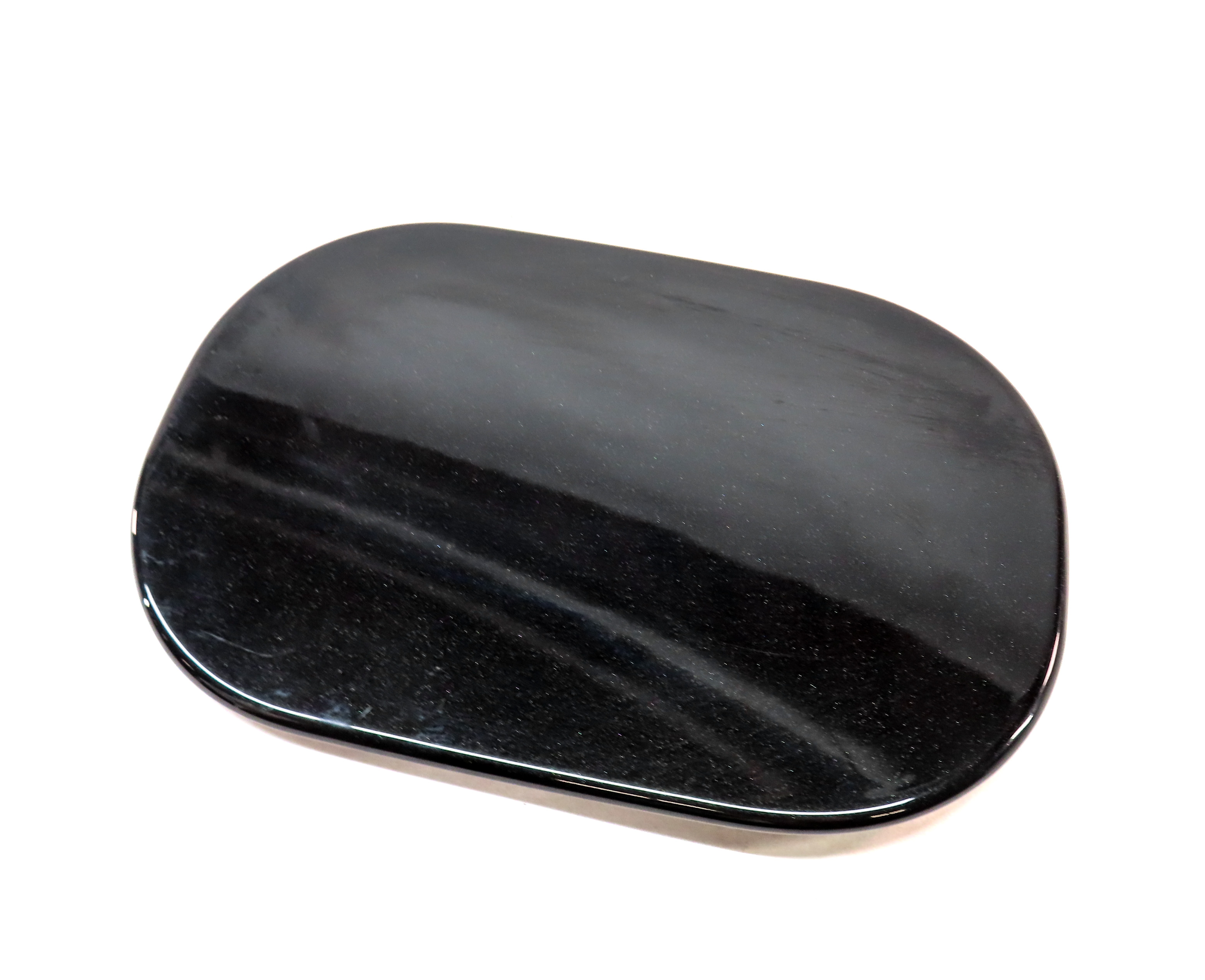 2013-2021 RANGE ROVER (L405) FUEL TANK DOOR LID COVER TRIM (BLACK) — exact item pictured
